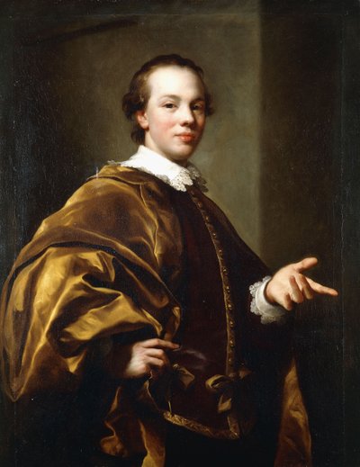 Portrait de John, 7e comte de Galloway, trois-quarts, vers 1758 - Anton Raphael Mengs