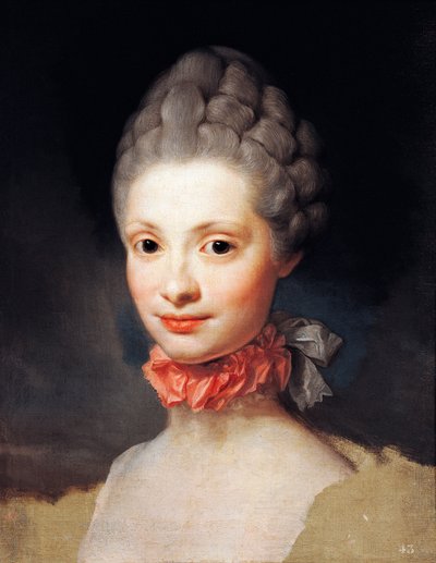 Portrait de Maria Luisa di Parma, princesse des Asturies - Anton Raphael Mengs