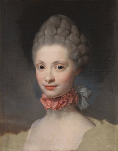 Portrait de Maria Luisa de Parme en princesse des Asturies - Anton Raphael Mengs