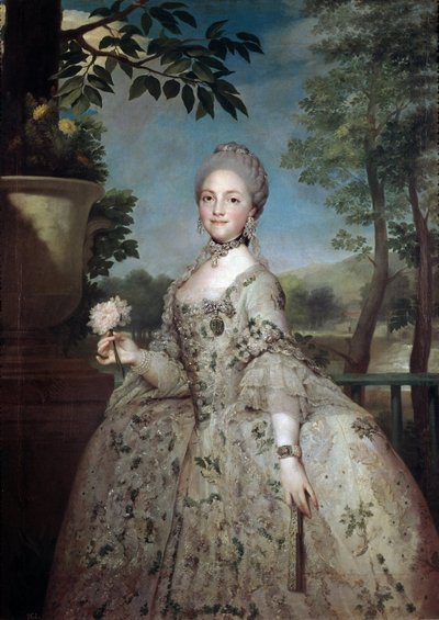 Portrait de Marie-Louise de Parme, princesse des Asturies - Anton Raphael Mengs