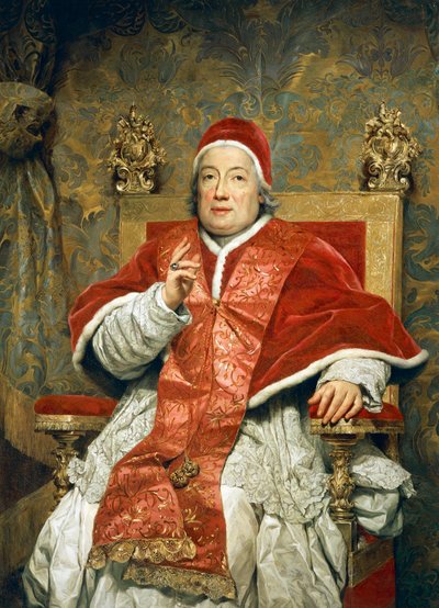 Portrait du Pape Clément XIII Rezzonico - Anton Raphael Mengs