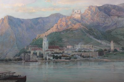 Anton Reckziegel Vue sur Dürnstein - Anton Reckziegel