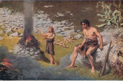 Caïn et Abel, de Hulberts Story of the Bible publié par The John Winston Company, 1932 - Anton Robert Leinweber