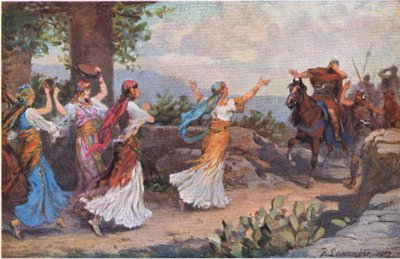 La fille de Jephté sort à la rencontre de son père, de l