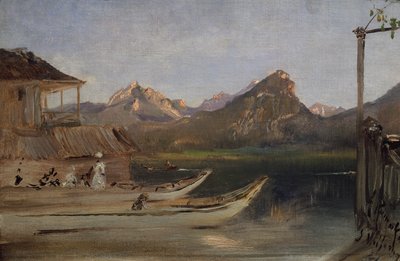 Au lac Wolfgang - Anton Romako