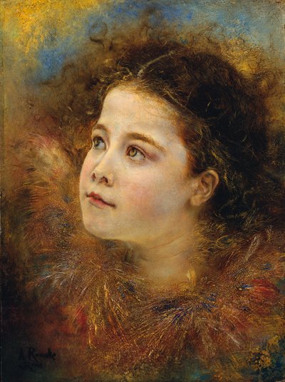 Fille avec col d