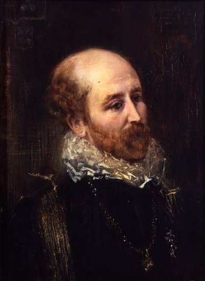Portrait de Henry Francis Makins en costume de fantaisie - Anton Romako