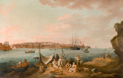 Scène de port, Malte - Anton Schranz
