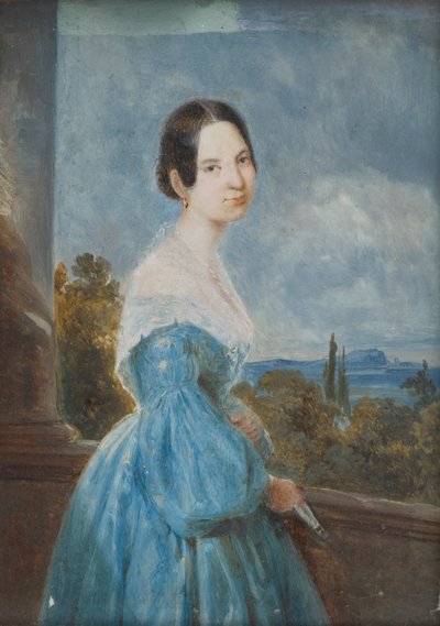Miniature de fille - Anton Schrodl
