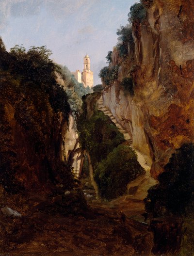 Gorge rocheuse à Sorrente, par Anton Sminck Pitloo - Anton Sminck Pitloo