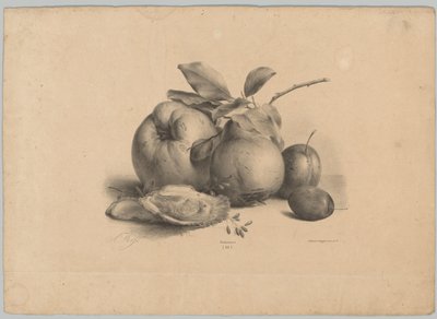 Fruits, prunes et huîtres (série Bloem en Fruit Studien, 10e épisode) - Anton Weiss