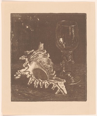 Coquillage et verre - Anton Wirtz