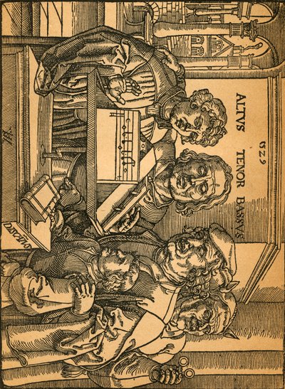 Une rare gravure sur bois par Anton Von Worms, 1899 - Anton Woensam