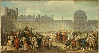 Publication du Traité de Versailles devant le Palais des Tuileries le 25 novembre - Anton van Ysendyck