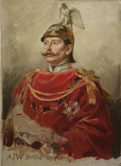 Portrait de Guillaume II (1859-1941), empereur d