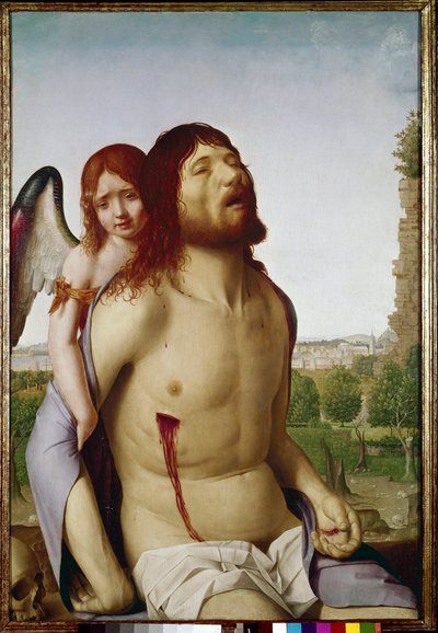 Le Christ mort soutenu par un ange - Antonello da Messina