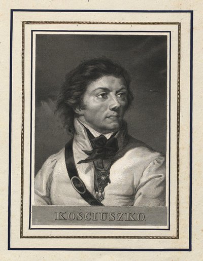 Portrait de Tadeusz Kosciuszko 1746-1817 - Antoni Oleszczynski