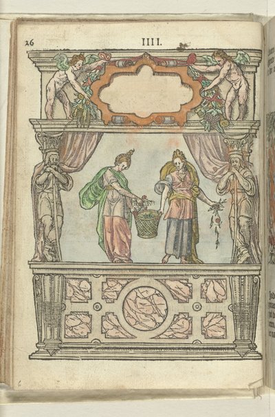 Scène avec Hébé et Voluptas, 1578 - Antoni van Leest