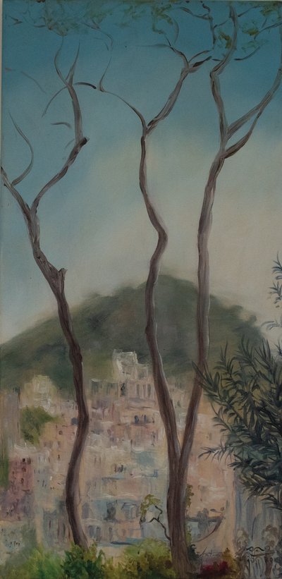 Arbres italiens, côte Amalfitaine, 2018 - Antonia Myatt