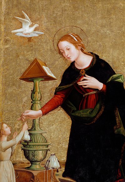 Détail de la Vierge, de l