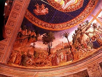 Découverte de la Croix. Sainte Hélène déterrant la Croix et ressuscitant un homme mort - Antoniazzo Romano