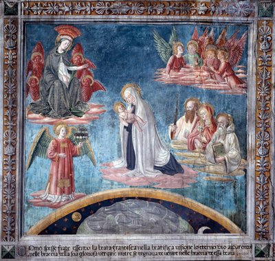 Vie de Sainte Francesca Romana : Plusieurs fois en extase, Francesca reçut l
