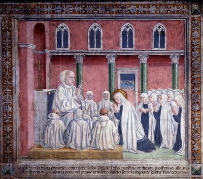 Vie de Sainte Francesca Romana : La sainte et les oblates se proposent à l