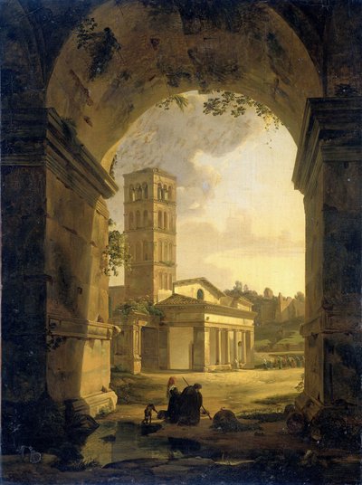 San Giorgio in Velabro à Rome - Antonie Sminck Pitloo