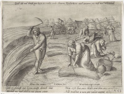 La moisson - Antonie Wierix (II) (possibly)
