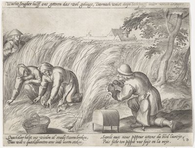 Désherbage sur le terrain - Antonie Wierix (II) (possibly)