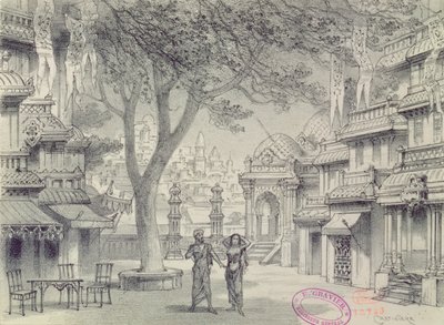 Décor de scène pour l