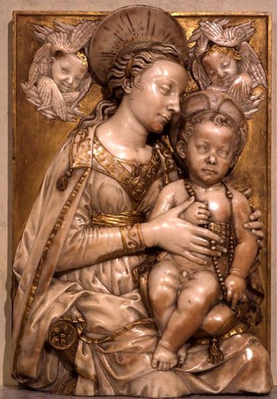 Madone et Enfant - Antonio (attr. to workshop of) Rossellino