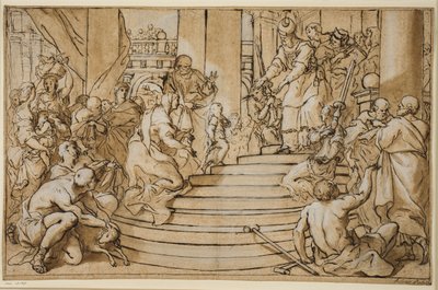 La Présentation de la Vierge au Temple - Antonio Balestra