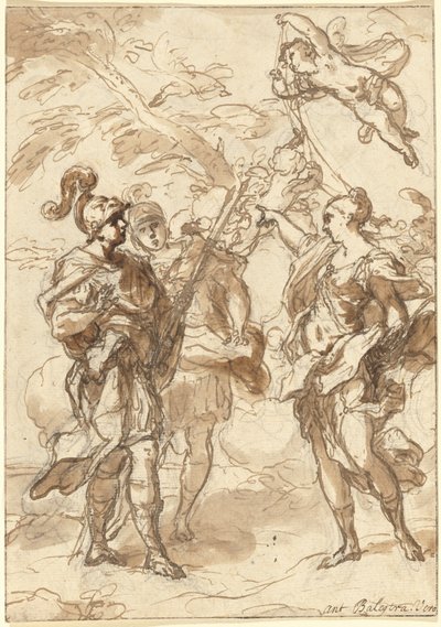 Vénus en chasseresse apparaissant à Énée et Achate - Antonio Balestra