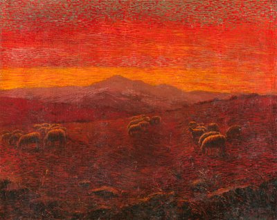 Paysage avec un troupeau - Antonio Ballero