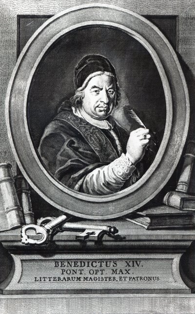Pape Benoît XIV - Antonio Baratti