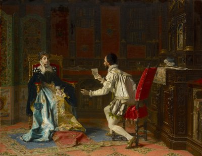Tasso lisant son "Gerusalemme liberata" à la princesse Eleonora d