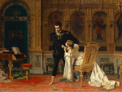 Scène de Fiesco de Schiller (Acte IV, Scène 14) - Antonio Barzaghi Cattaneo