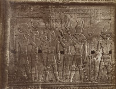 Bas-reliefs des temples de Komombo - Antonio Beato