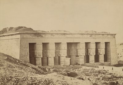 Dendera : Façade - Antonio Beato