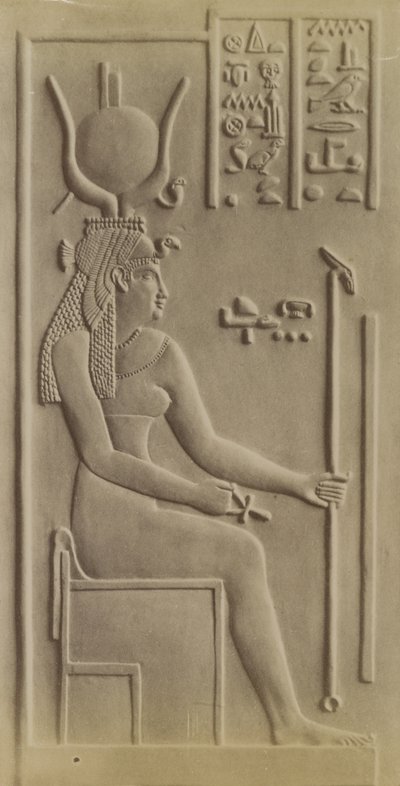 Isis, temple de Dendérah - Antonio Beato