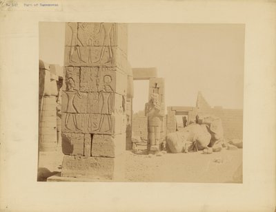 [Partie du Ramesseum] - Antonio Beato