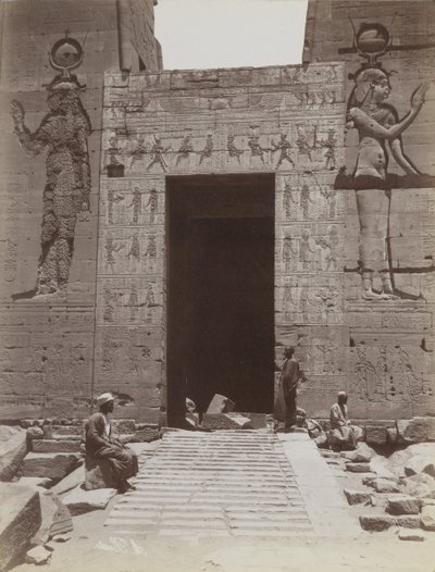 Philae, vue rapprochée du sud de l