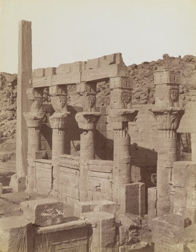 Philae, vue du nord-est de l