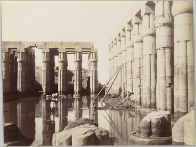 Temple de Louxor (Vue de la cour d