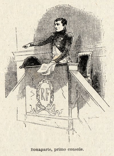 Napoléon Bonaparte élu Premier Consul de la République française en 1799 - Antonio Bonamore