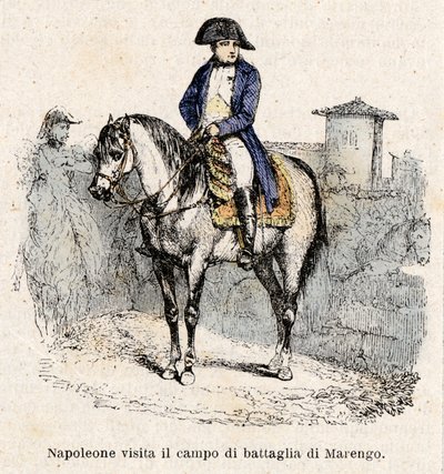 Napoléon Bonaparte en Italie, visite le champ de bataille de Marengo - Antonio Bonamore