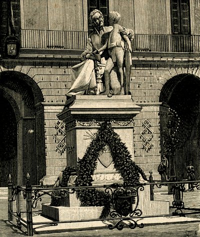 Monument à Francesca Capece (1769-1848), par Antonio Bortone (1844-1938), Maglie, Pouilles, Italie - Antonio Bortone