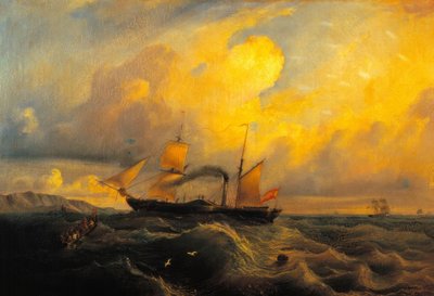 Isabelle II, le premier vapeur à vis de la flotte de guerre royale espagnole - Antonio Brugada