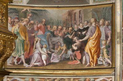 Antonio Campi, Entrée de Jésus à Jérusalem 1582-84 - Antonio Campi